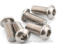 Stainless Steel ISO7380 Button Head Socket Cap Screw A2 A4