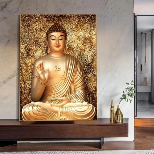 Buddha painting wall art home decoration