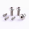 China Manufacturer Stainless Steel Fasteners ISO7380 Button Head Bolt Full Thread Hexagon Socket Screws Bolt Allen Bolt