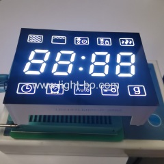 Ultra white LED Clock Display 7 Segment 4 Digit common cathode for Microwave OVEN