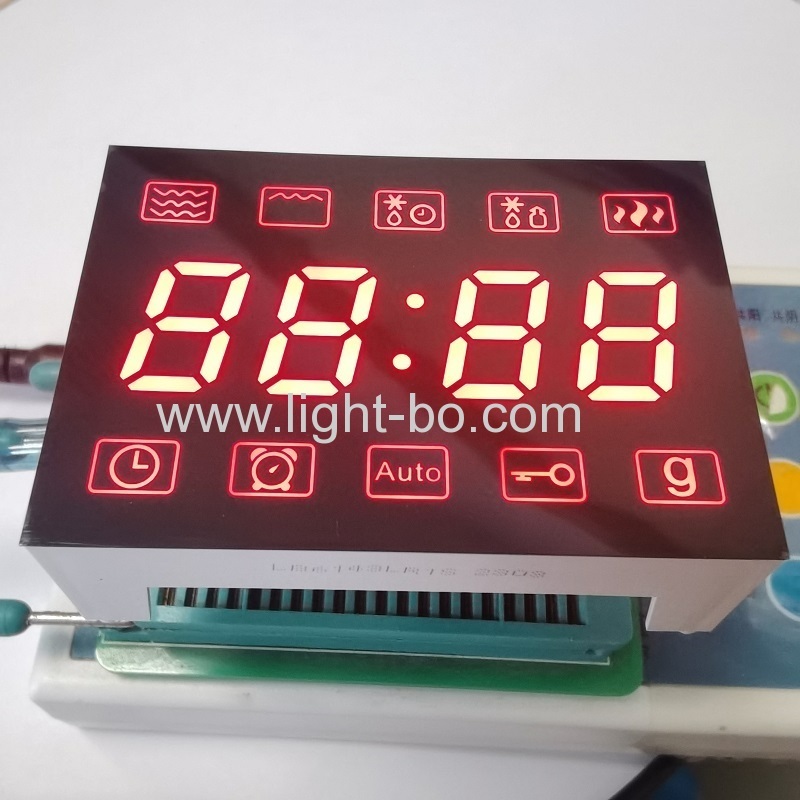 Ultra bright Red LED Display 4 Digit Common cathode for Microwave Oven