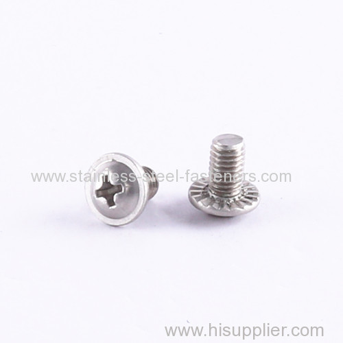 Factory Stainless Steel Cross Recessed Countersunk Pan Hex Special Head Machine Screw
