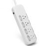 us 4 AC outlet socket individual switches power strip