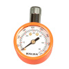1.5&quot; Straightly-insert Stainless Steel Coloured Tire Pressure Gauge