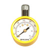 1.5&quot; Straightly-insert Stainless Steel Coloured Tire Pressure Gauge