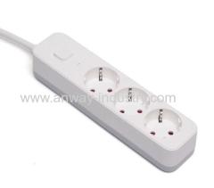 3 Outlet Multi Plug Socket 16A 250VAC With Child Protection