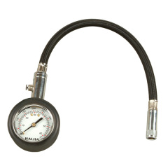 2"Straightly-insert Belt Valve Assembly Tire Pressure Gauge with rubber