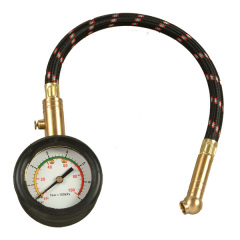 2"360 Swivel Angle Chuck Rubber Ring Belt Value Assembly Tire Pressure Gauge