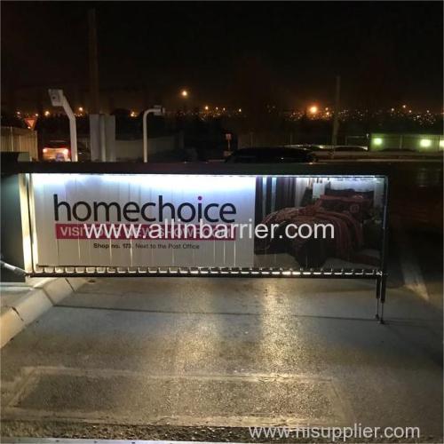 Parking Lot Gate Advertising Fence Barrier