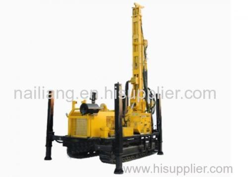 Water Well Drilling Rig Crawler Type Full Hydraulic 350m Deep