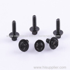 Customized Hex Head with Washer Socket Bolt Stainless Steel Fasteners With Zinc Coating