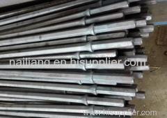Hard Rock Drill Rods Carbon Steel Material Plug Hole Integral Drill Steel