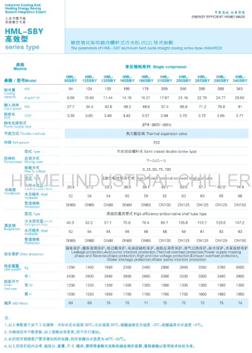 Hard oxidation special direct cooling screw chiller industrial chiller HML-SBY