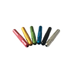 High Quality Aluminum Bar Stick Pipe Metal One Hitter Snorter with Nice Surface PVC Box Packing for Smoking