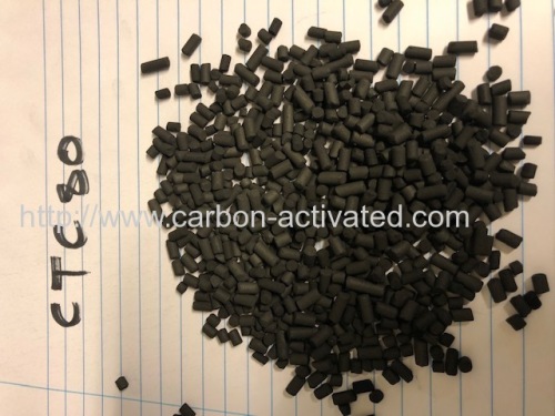 Sulphur Impregnated 4MM/CTC 60/70/80 Coal Based Pellet Column Activated Carbon