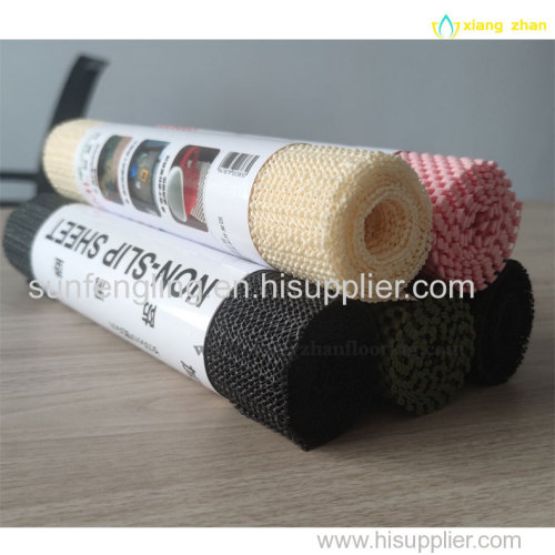 Area Rugs size and packing cusztomized Anti slip PVC foam grip liner floor mat shelf liner carpet rug
