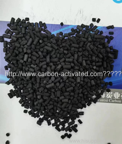 4mm/CTC50/60/70 Pelletized activated carbon coal based columnar activated carbon for water filter