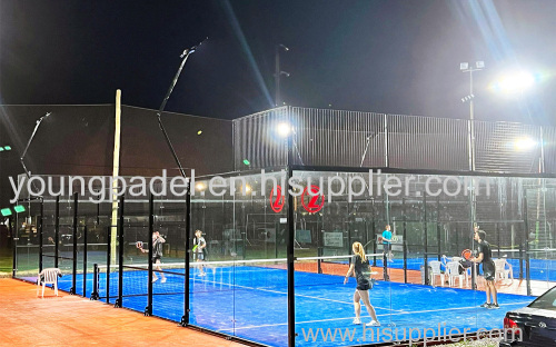 2023 New Model Panoramic Padel Tennis Court from China