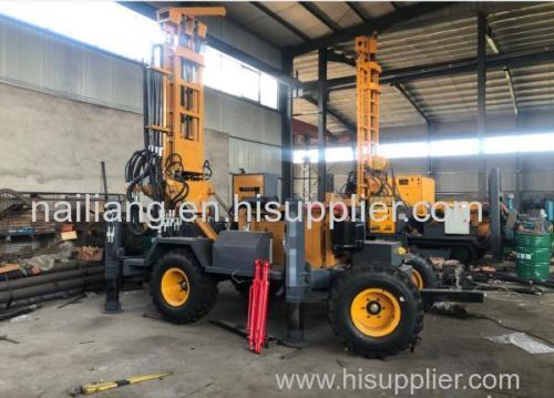 Water Well 380V Crawler Drilling Rig Machine Driven By Diesel Engine