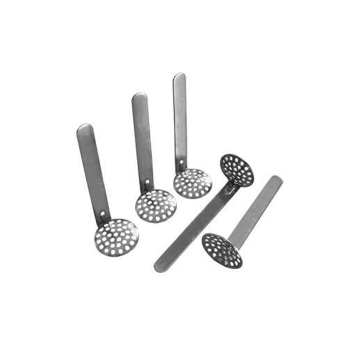 15mm High Quality Hanging Stainless Steel Pipe Filter Spoon Screen for Smoking Accessories with Custom Logo
