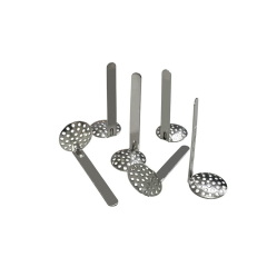 High Quality 18mm Hanging Stainless Steel Pipe Filter Spoon Screen for Smoking Accessories with Custom Logo