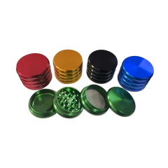 New Design Rounded Steps Aluminum Spice Herb Grinder Metal Crusher with customized logo