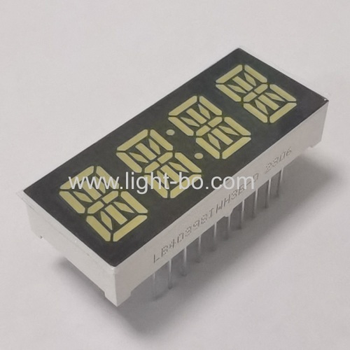 Ultra white 4 Digit 14 segment LED Clock Display common anode for digital timer