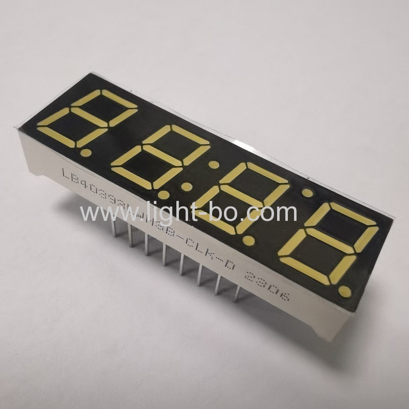 Ultra white 10mm 4 Digit 7 Segment LED Clock Display common cathode for water purifier Controller