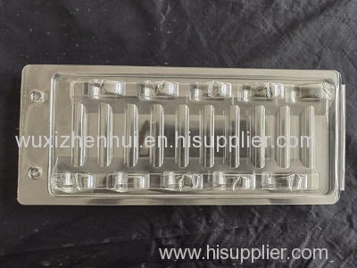 recyclable black plastic blister trays  blister packaging stock clamshells material PET