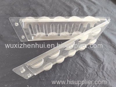 recyclable black plastic blister trays  blister packaging stock clamshells material PET