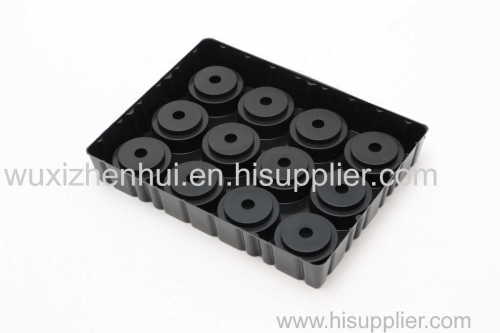 high-quality black plastic blister trays recyclable blister packing stock blister packs material PET