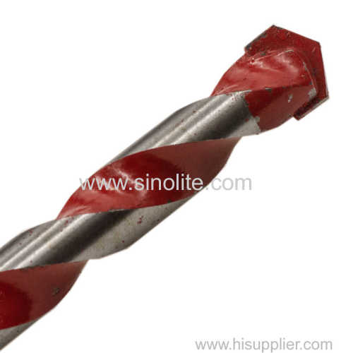 Hex shank Multi-purpose Drill Bit Red Fluted
