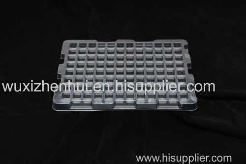 customized PET blister trays clear recycable blister packing stock plastic containers