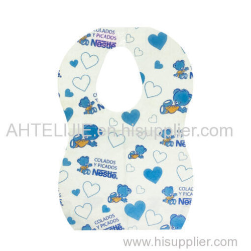 Super Soft Nonwoven Portable Disposable Baby Bib