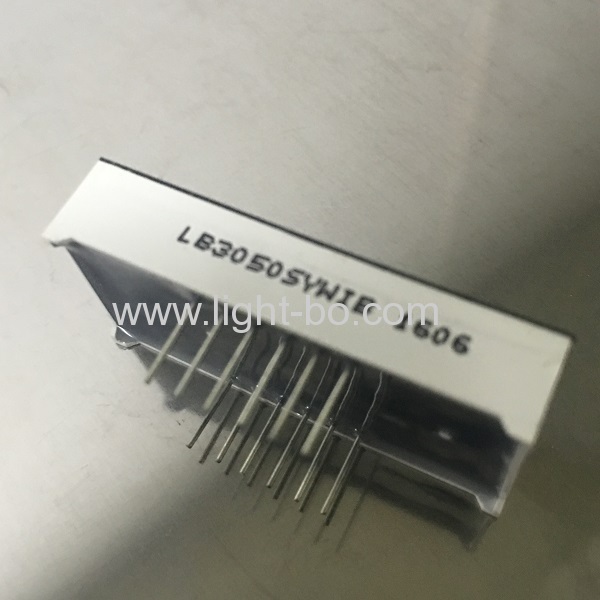 3Digit 12.7mm common cathode white 7 Segment led display for refrigerator control