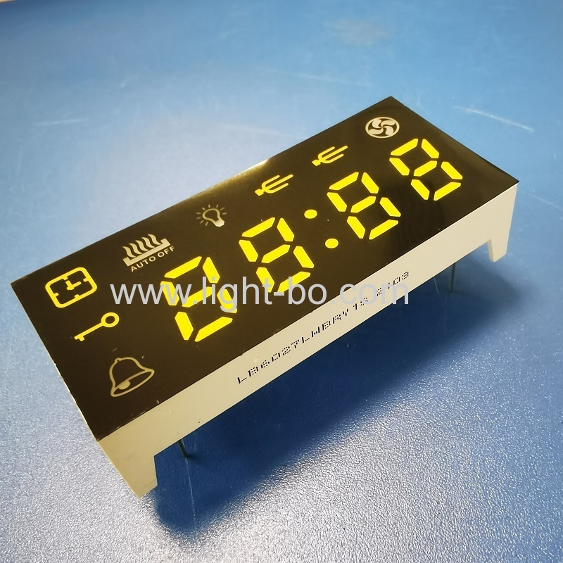 WHITE/BLUE/RED/YELLOW Custom 7 Segment LED Display common cathode for Gas Cooker