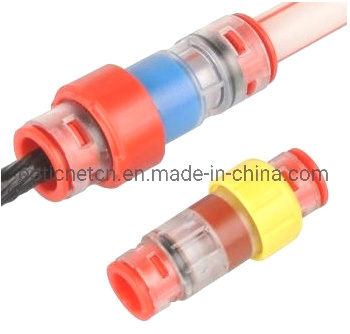 Straight Compression Microduct Connectors Optical Connector Fiber Optic Cable Connectors Straight Connectors