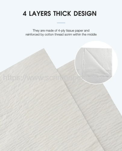 High Quality Dust-free Surgical Kit Accessories Scrim Reinforced Paper Towel