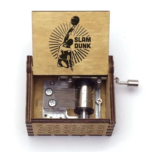 CARVING WOODEN MUSIC BOX SLAM DUNK