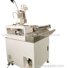 Fully Automatic Five Wires Simultaneous Cutting Stripping Twisting Tinning Crimping Machine