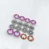 HLD BUTTON wholesale purple color prong snap button for clothes