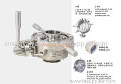 AB valve Split butterfly valve