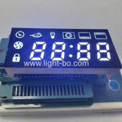 Pure White 7 Segment LED Display 4 Digit Common cathode for Oven Timer Control