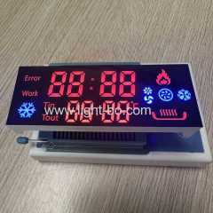 Ultra bright Red/Blue Dual Row 7 Segment LED Display Common cathode for Medical Instrument Panel