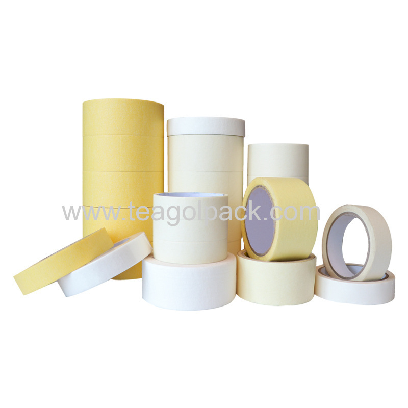 Adhesion power for masking tape of 100-125mic thinkness produced by NINGBO TEAGOL ADHESIVE