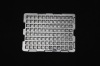 plastic blister inner trays for cosmetic blister vacuum forming packing insert trays for electric parts