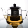 Customized Borosilicate Glass Teapot with 304 Stainless Steel Infuser Strainer