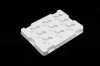 recyclable plastic blister trays blister packaging inner trays for auto parts white PET plastic trays