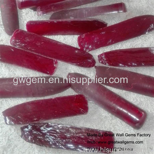 produce and supply ruby corundum rough