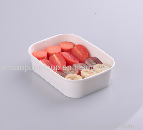 650ml Rectangular Paper Food Bowl